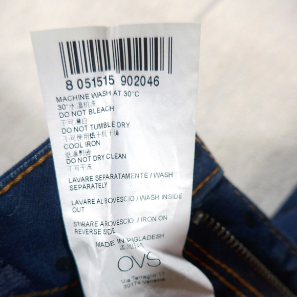 OVS Girls 12-13 Skinny Fit Polka-Dot Denim Pant - Picture 13 of 15